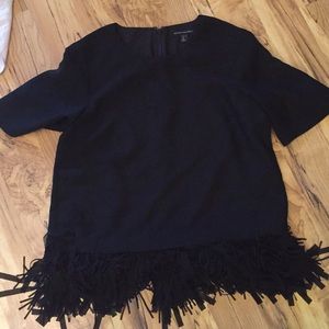 Banana Republic fringe dress shirt